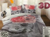 [G3] Parure de lit GEFFEN 3D fleurs